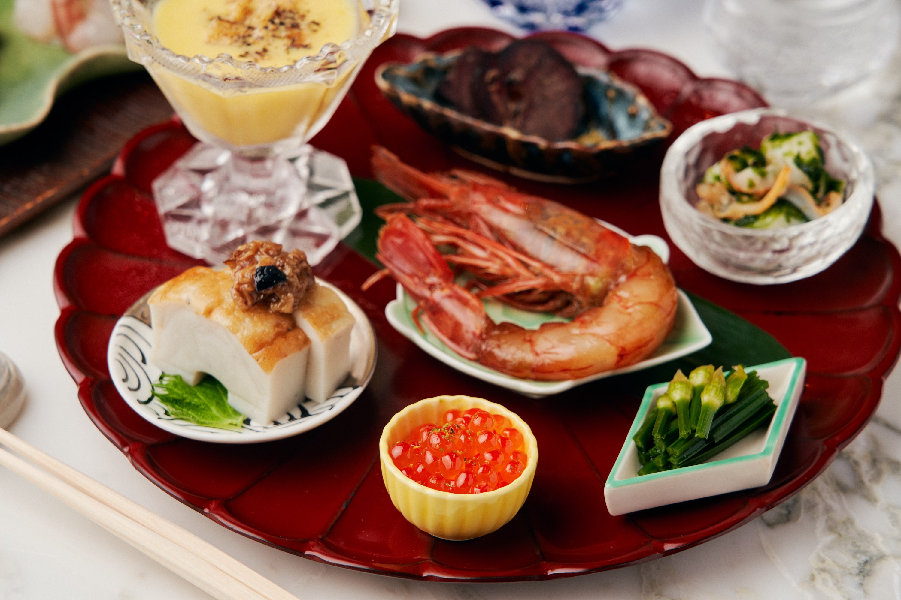【Ryuda 初夏のおまかせコース】松坂牛・旬の食材、生牡蠣、小鍋などデザート付き全7品