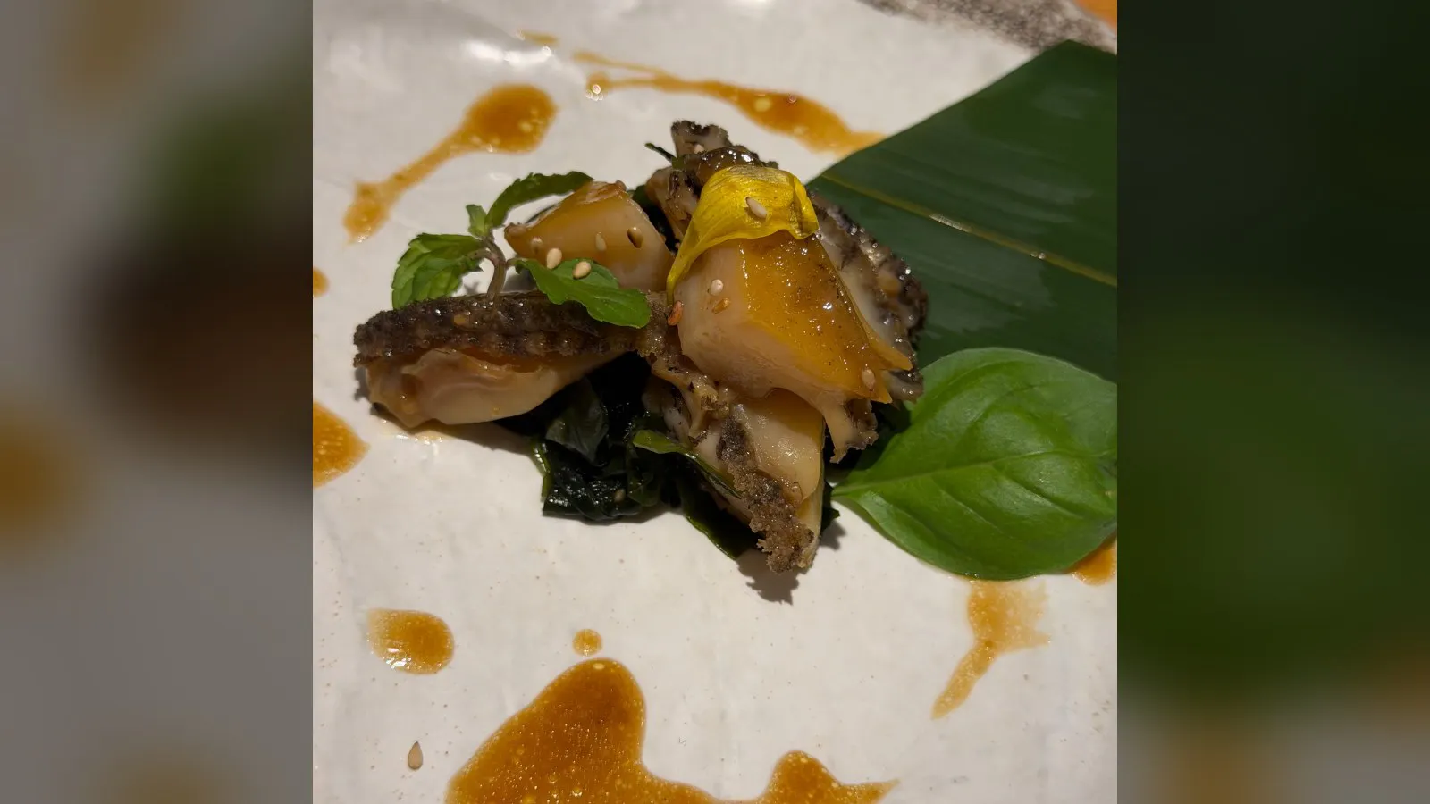 【人気No.1】あわびステーキ×A5ランク黒毛和牛ステーキ|特選鉄板焼きコース
