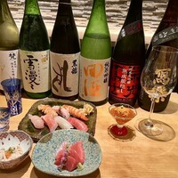 極みコース　日本酒ペアリング