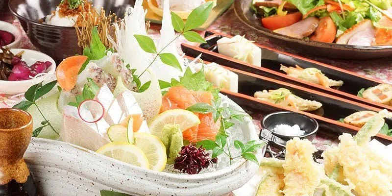 【音戸～おんど～】前菜、造里、焼物、揚物、甘味など全7品