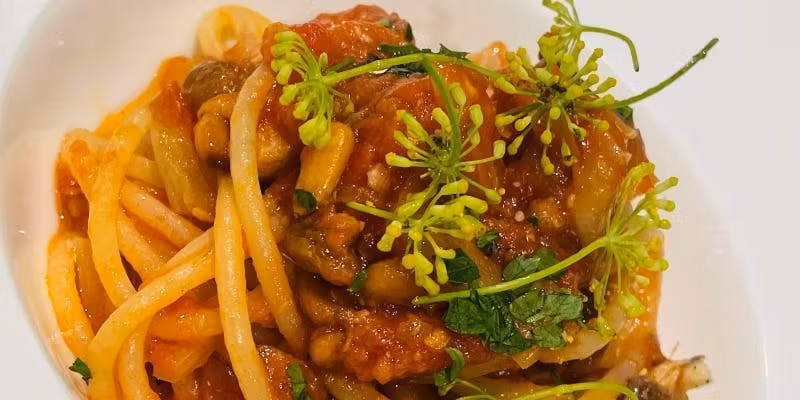【ランチ】PranzoA　前菜盛合せ＋パスタ＋カフェ　自家製パン付