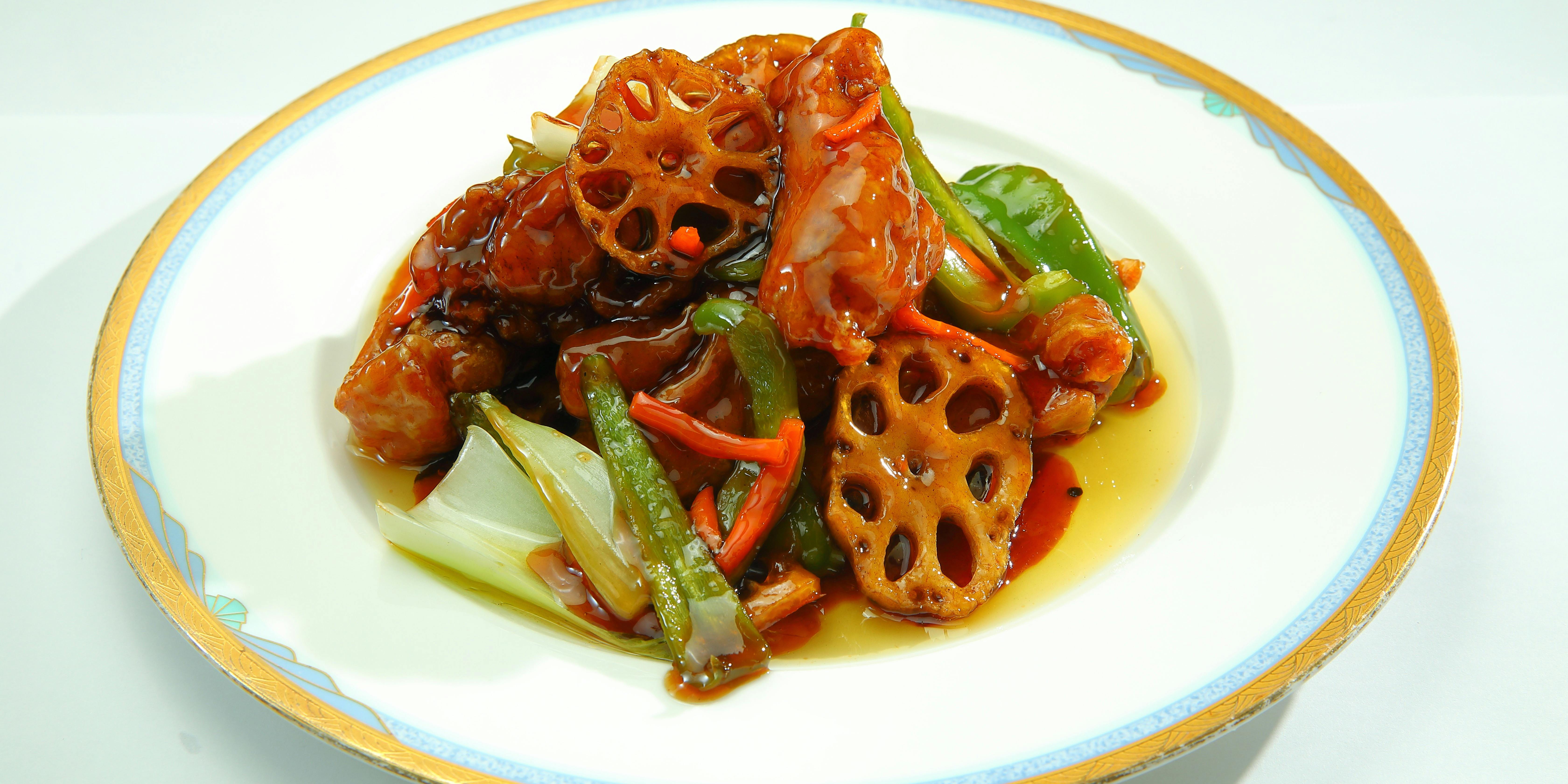 Our Specialty Black Vinegar Pork Course