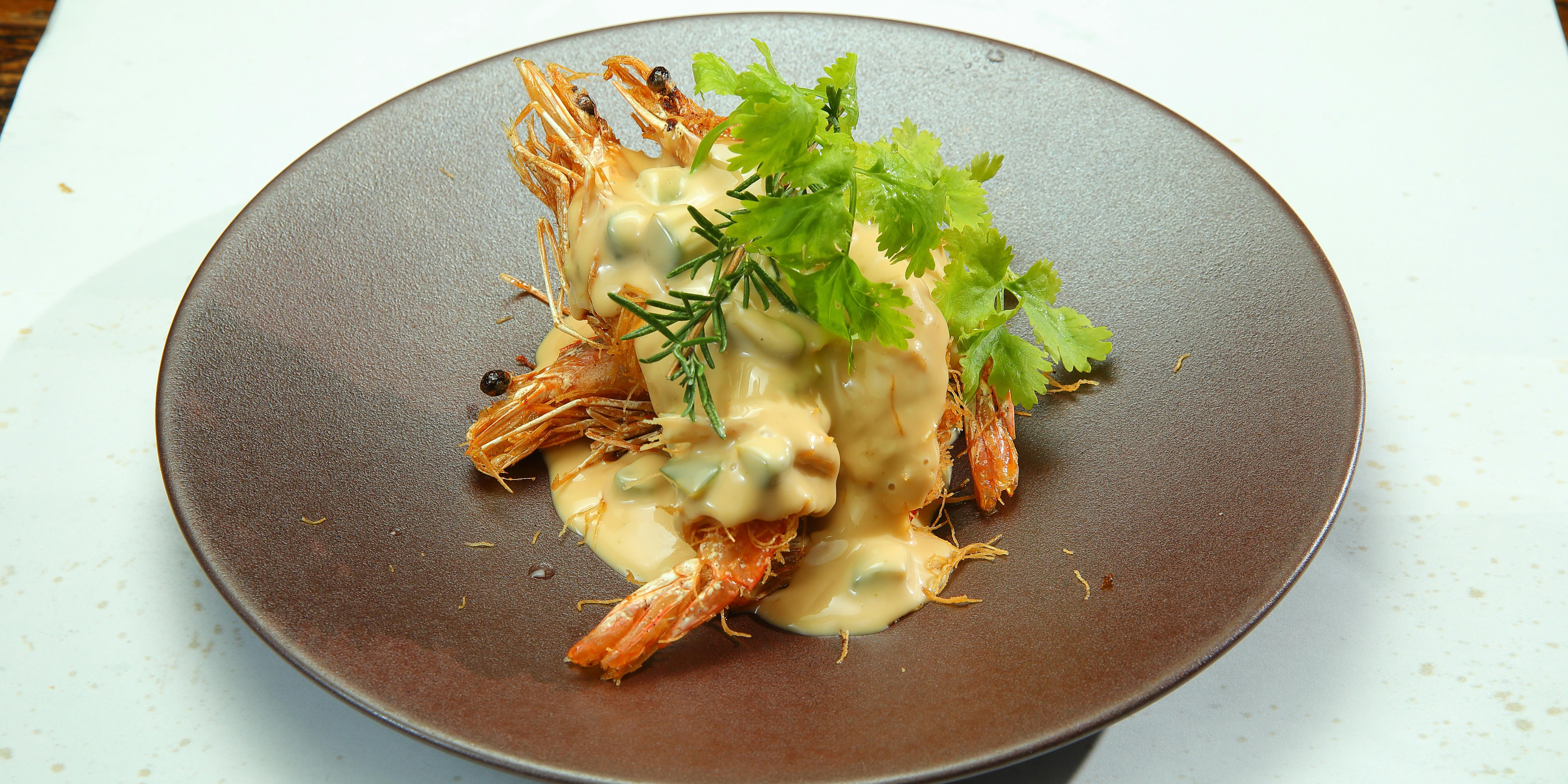 Shrimp Kadaif Roll Course