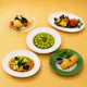 【オリエンタルウィーガン フリードリンク付き10000円(税込)コース】 乾杯ビール(青島プレミアム)付き 全6品