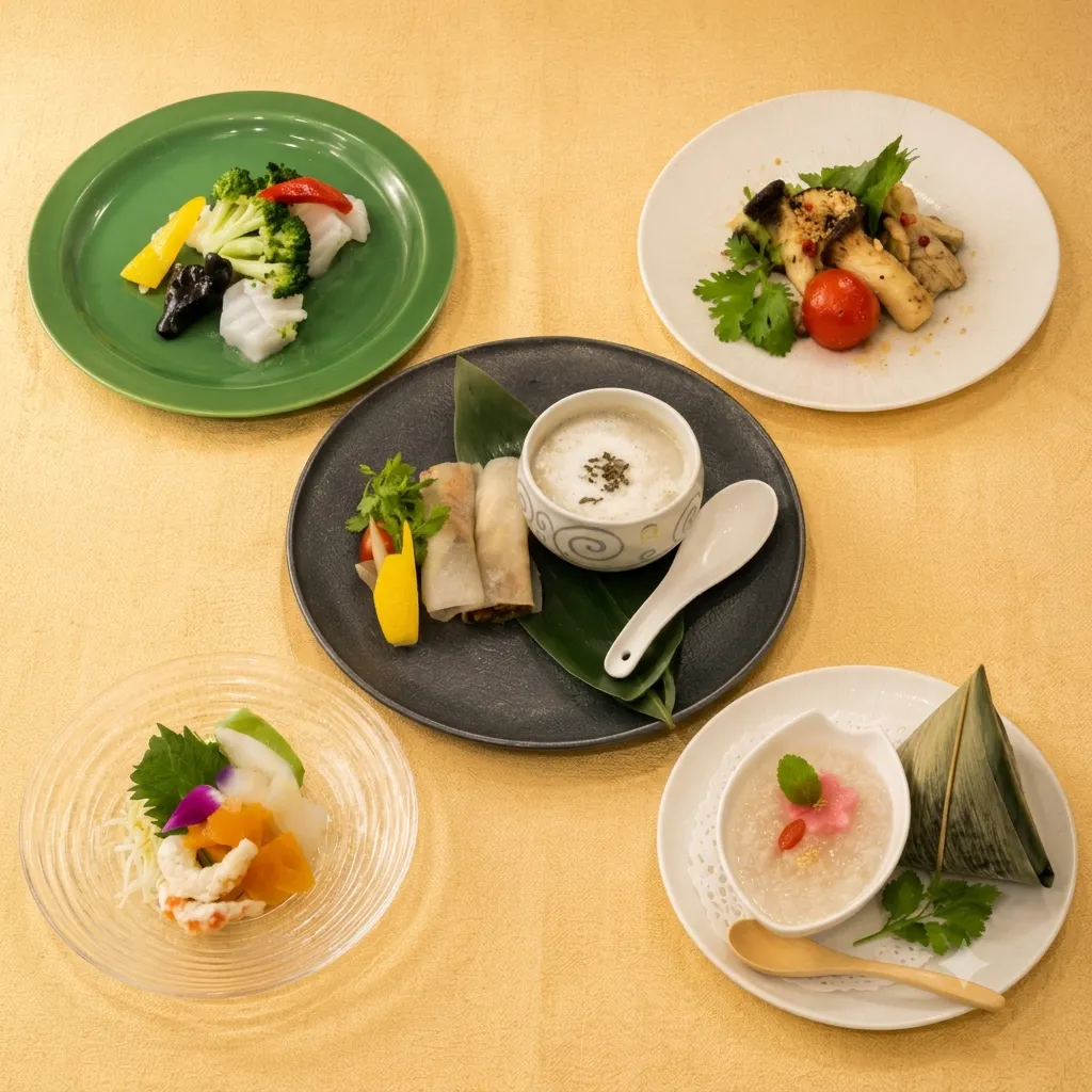 【オリエンタルウィーガン JOGAの夏限定スペシャルコース】 6,000円(税抜) 夏野菜を使った華やかなコース 全6品
