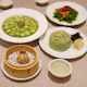 ランチ【オリエンタルウィーガン 緑の麻婆豆腐コース 】4400円(税込)人気のグリーン麻婆豆腐など緑のお料理のコース