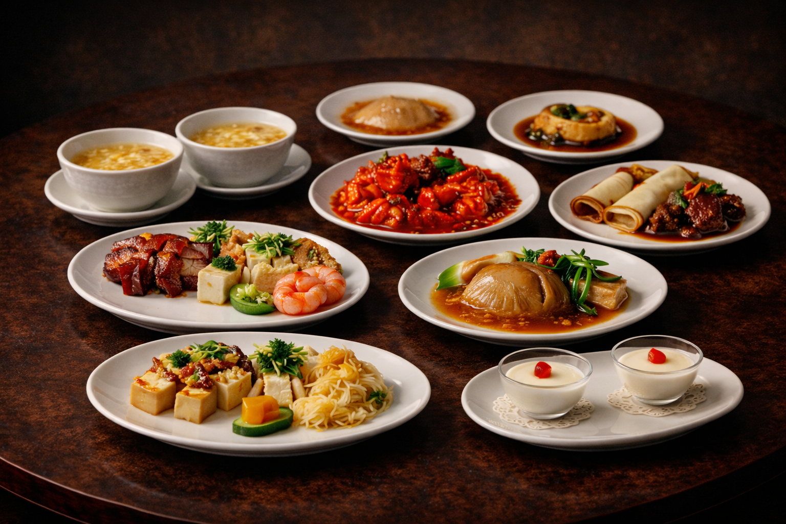 Luxury "Fuqikourse" at Yangzhou Restaurant: Indulge in high-quality ingredients such as shark fin, Peking duck, and abalone! Online reservation only: 13,200 yen