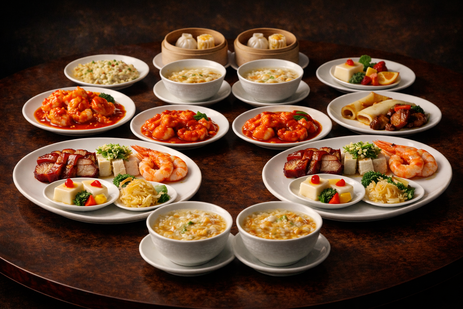 [Yangzhou Restaurant Manager's Course] Chef's recommended satisfaction course featuring shark fin and Peking duck
