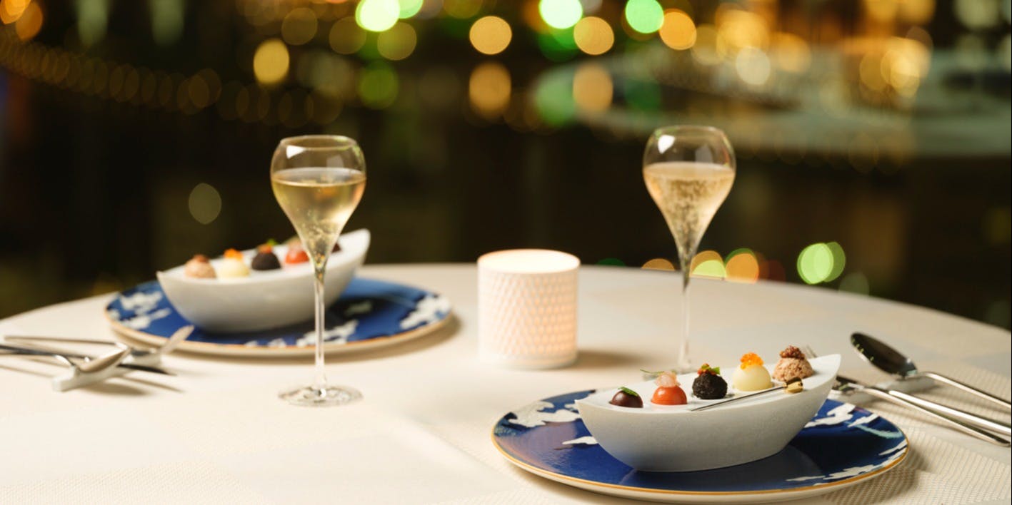 [Anniversary Plan] Includes a Toasting Champagne and Whole Cake, 8 Courses