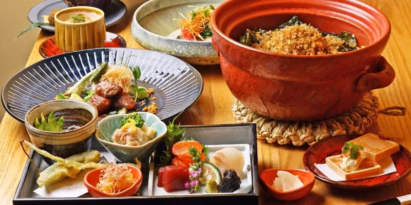 【ディナーコース～華～】僧伽小野がお届けする季節食材の和の逸品