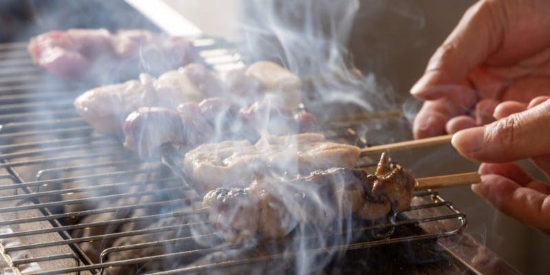 【要前日予約】みつせ鶏をたっぷり堪能できる「みつせ鶏串焼きコース」