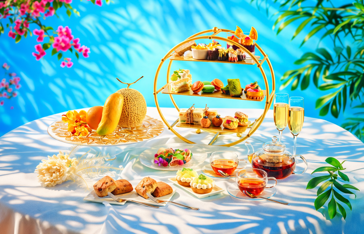 【毎月メインフルーツを変更！3ヵ月連続開催！！】夏季限定アフタヌーンティー