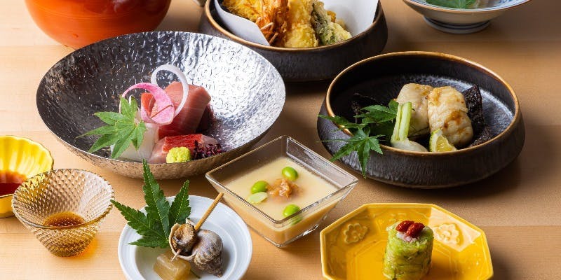 WEB Special Discount [Nana Course] – Savor the blissful moment with 7 seasonal Japanese dishes.