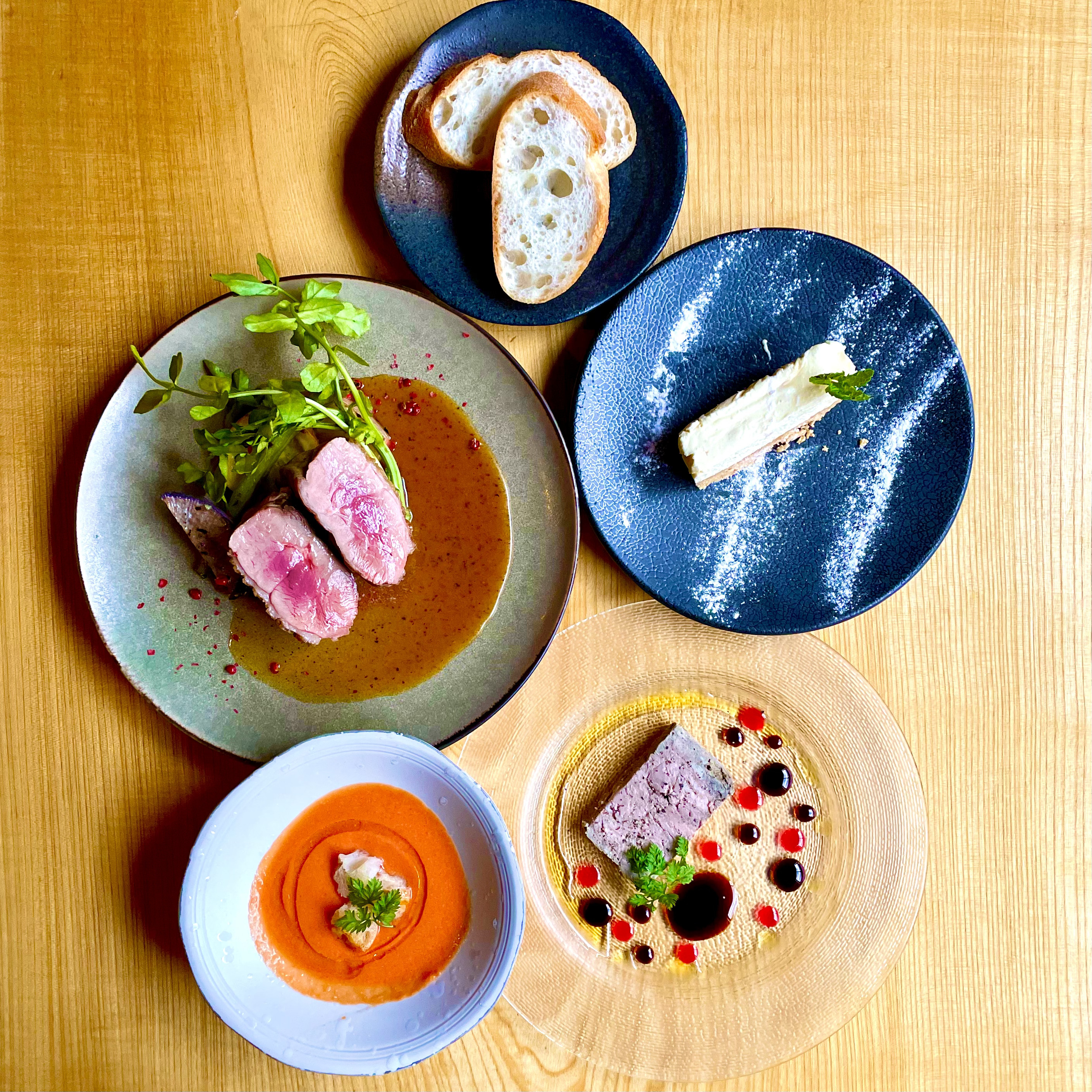 [Summer Limited: Includes 60-Minute Free Flow!] Minamoto Casual Lunch Course [Summer Limited Course with Your Choice of Main Dish and Appetizer] [5 Dishes]