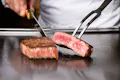 A5黒毛和牛 霜降肉と赤身肉のステーキコース