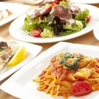 【各種宴会向け】乾杯スパークリング&飲み放題付き 別邸スペチャーレコース