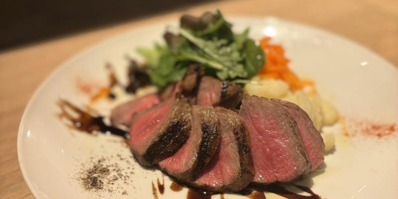 【ランチ】贅沢ランチ　名物トリュフのラヴィオリと和牛のグリルを満喫