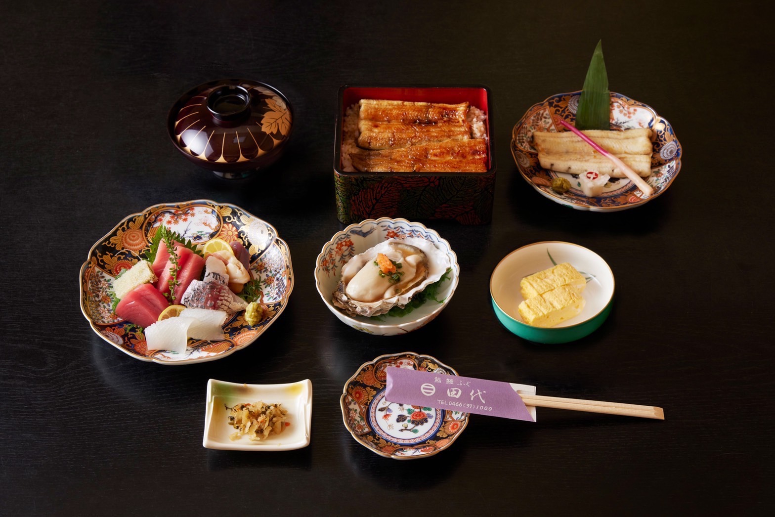 【鰻のおまかせコース】特選刺身・白焼き・うな重・肝吸など 全5品 前日21:00まで予約可