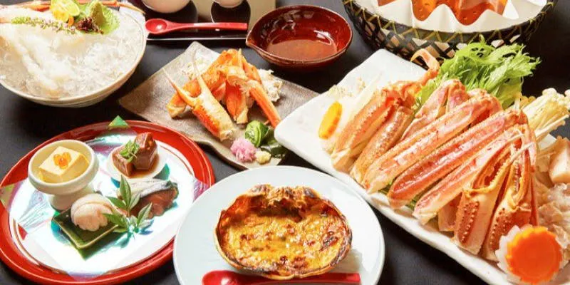 ＜新鮮＞活けズワイ蟹と泳ぎとらふぐ【活ズワイ蟹と、活ふぐコース】