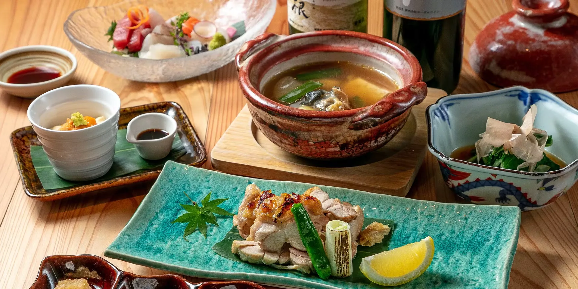 【素材厳選コース】料理長おまかせ 茅場町の路地裏で和食を楽しむ 全7～8品