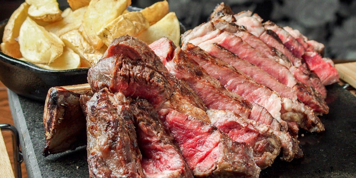 【戰斧牛排套餐】帶骨牛排×法式小酒館肉料理 全7道菜