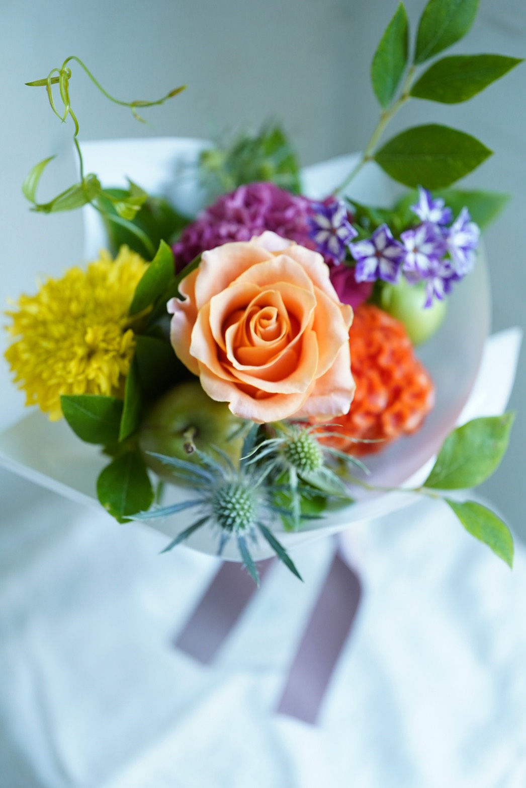 【記念日ランチ】仏ミシュラン星付きシェフのプロヴァンスコース＋花束・乾杯ドリンク・メッセージプレート