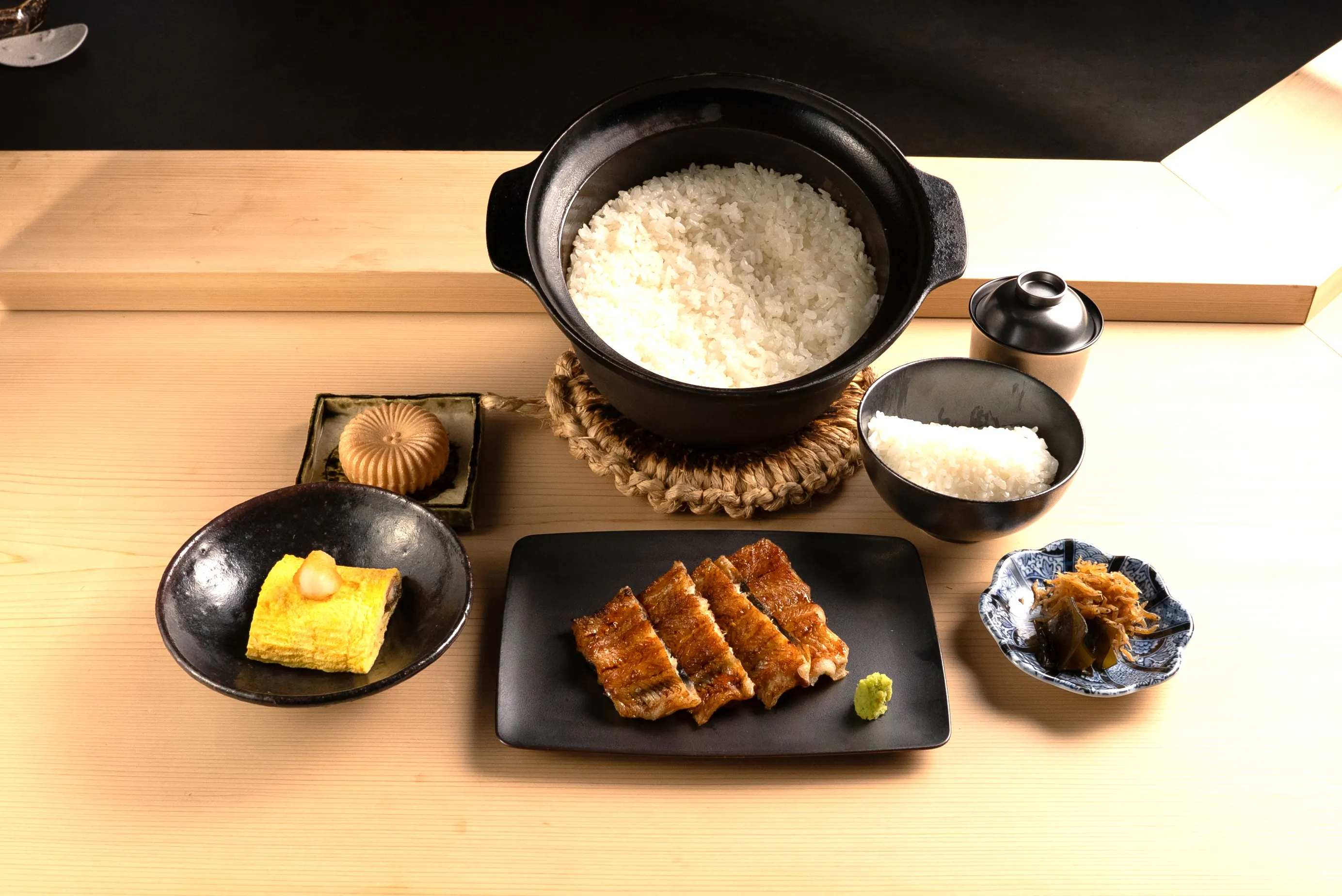 【午餐】地燒鰻魚與夢幻米「龍之瞳」御膳