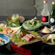 【週年紀念套餐 雅】A5和牛菲力爐端燒・車海老天婦羅・附特製甜點拼盤 共10道料理