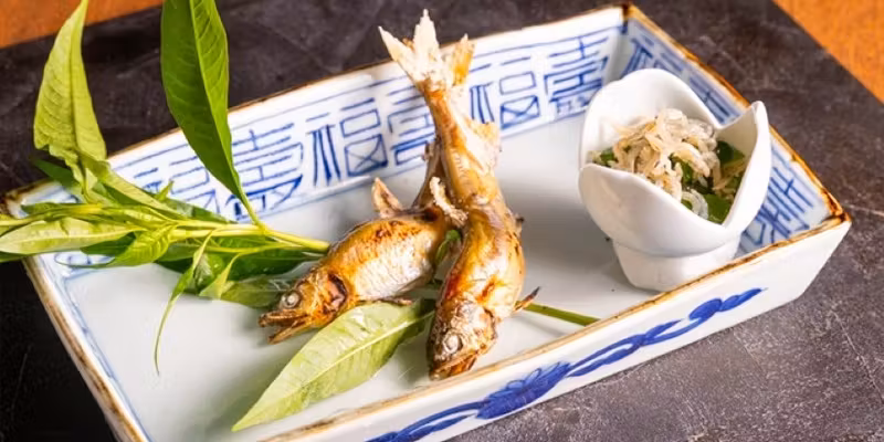 旬の食材を使った季節の懐石コース全7品