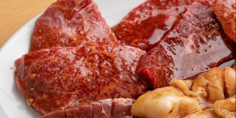 【焼肉コース】店主おまかせでヘレや赤身、ホルモンなど贅沢プラン