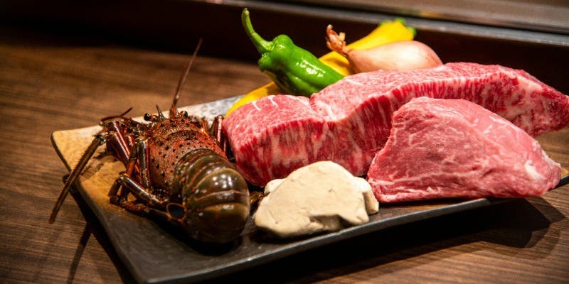 Premium Course: 12 Dishes including Foie Gras, Ise Lobster, and Selected Black Wagyu Steak