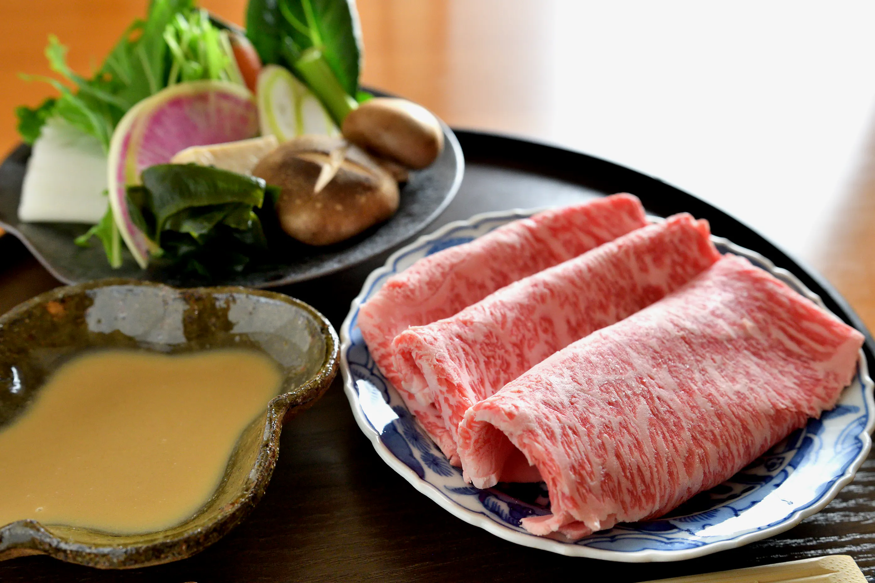 Yamagata Beef Sirloin Shabu-Shabu Course