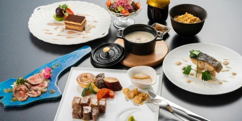 【記念日プラン】鉄板焼きコースディナー＋アニバーサリーケーキ＋スパーリングワインで乾杯！