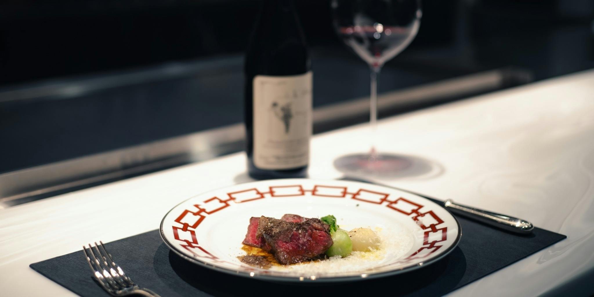 [Italian Cuisine × Teppanyaki Steak Special Course] 11 Dishes Including a Choice of A5 Kuroge Wagyu and Ise Lobster or Black Abalone