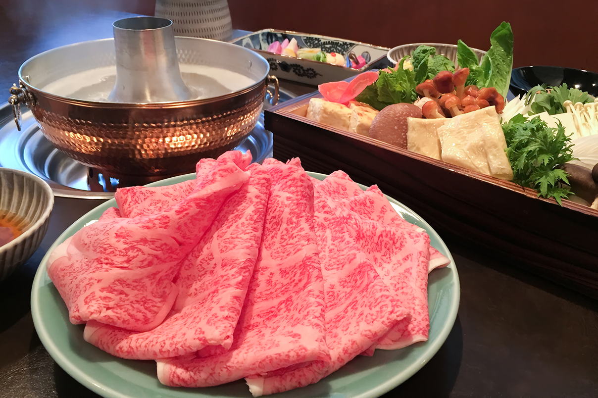 近江牛クラシタしゃぶしゃぶコース（クラシタ150ｇ）