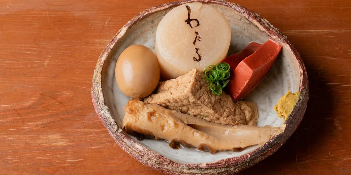 Oden Banquet Course: Indulge in our popular Oden and à la carte dishes.