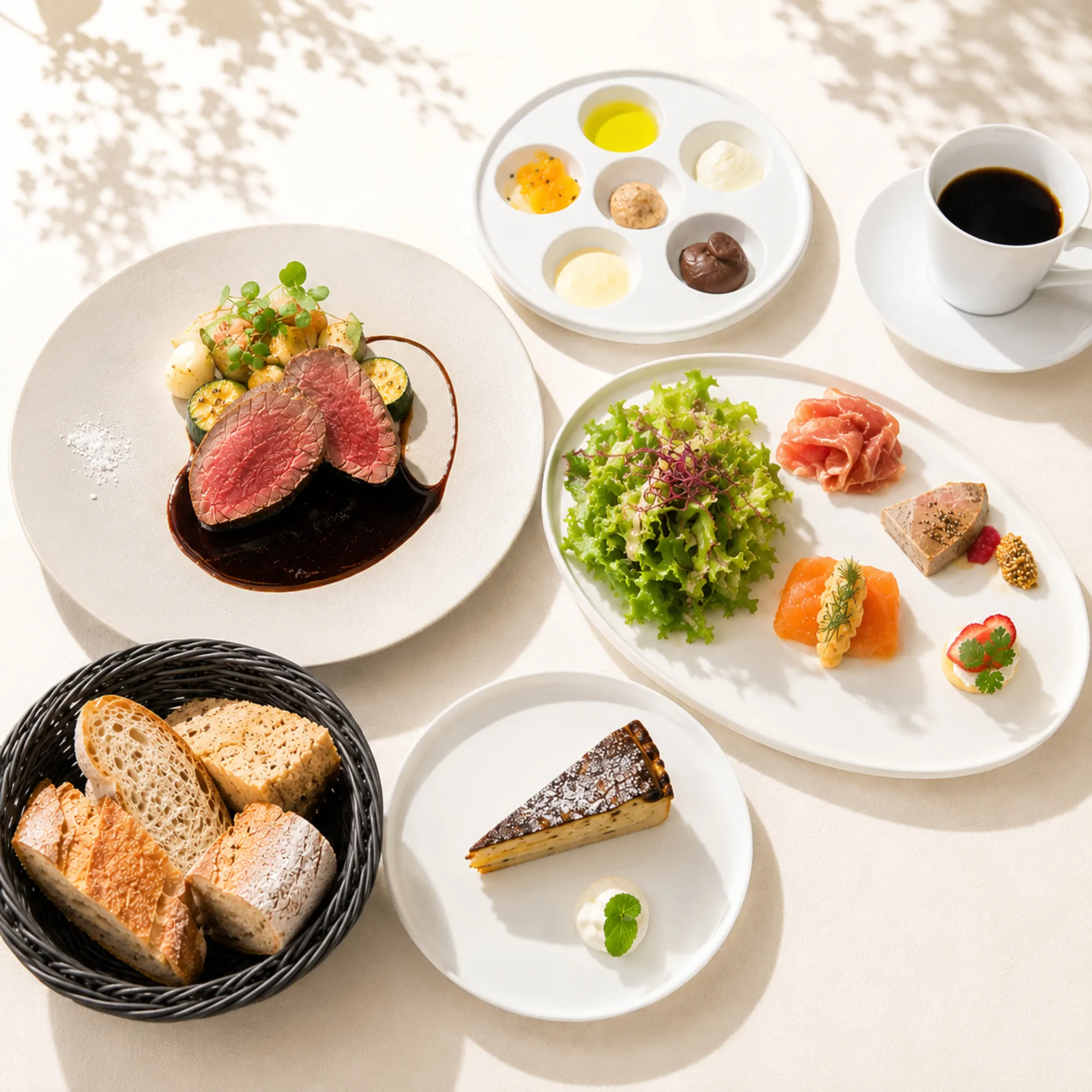 LUNCH Short Course <Choice of Main> Unlimited Homemade Bread & 6 Types of Dips Included