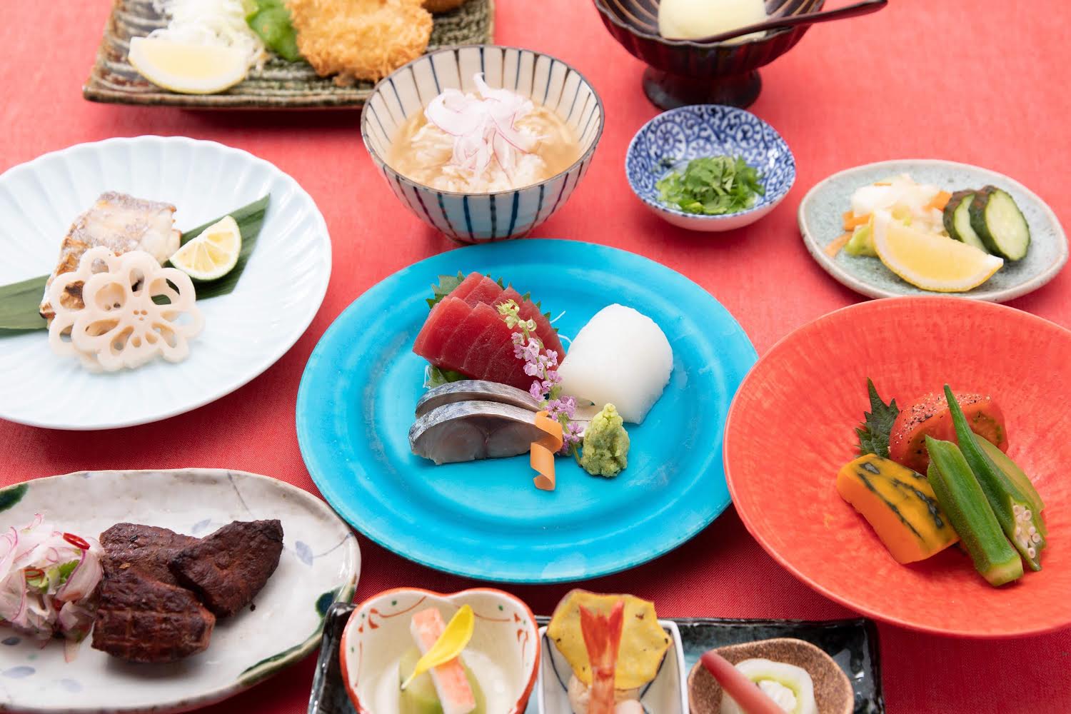 【多良々コース】めぐる季節の食材で、和食をベースとした料理をカジュアルに満喫