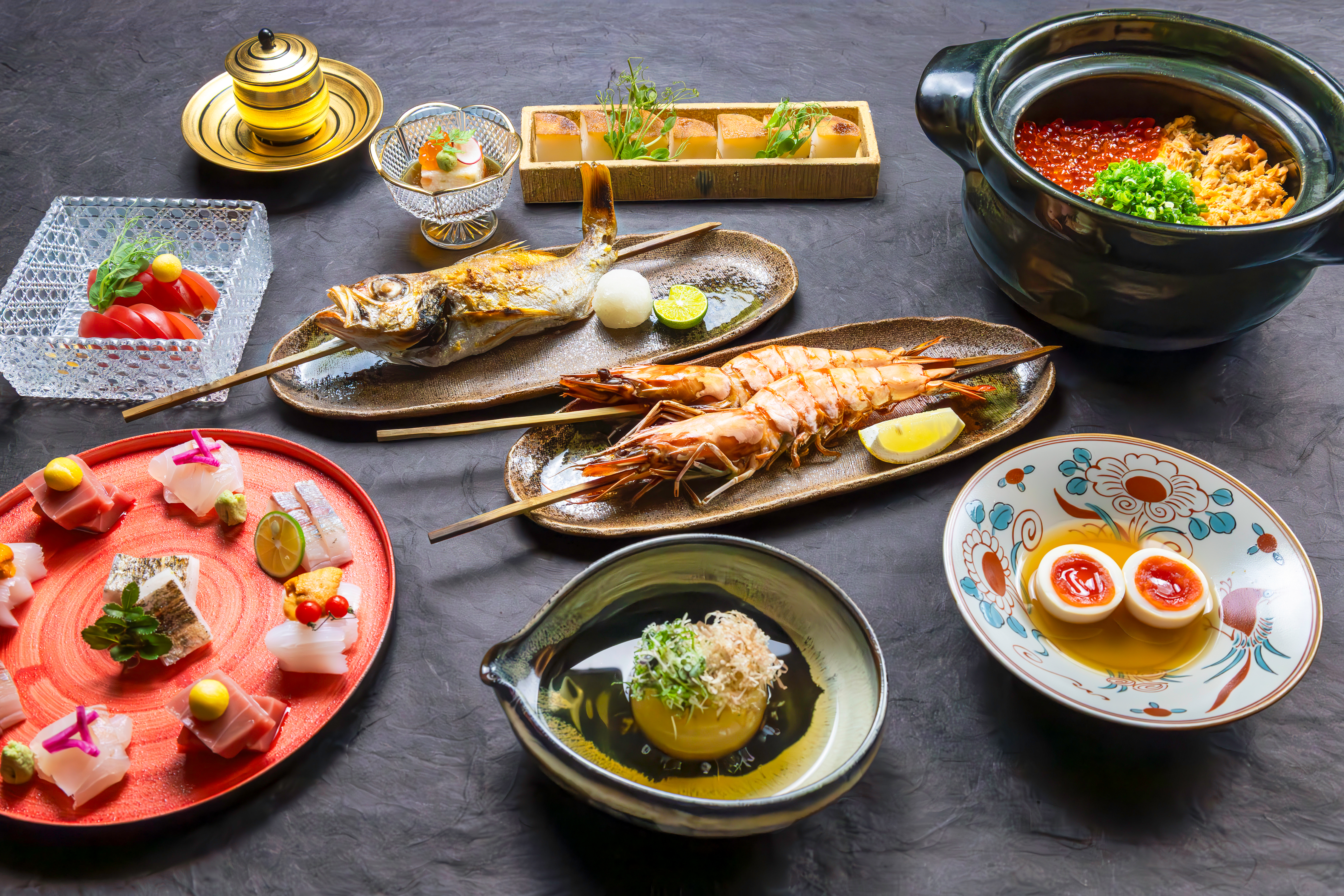 【SHARI流川おすすめ】극상 오뎅과 로바타야키, 용의 눈동자를 맛보는 특별 가이세키