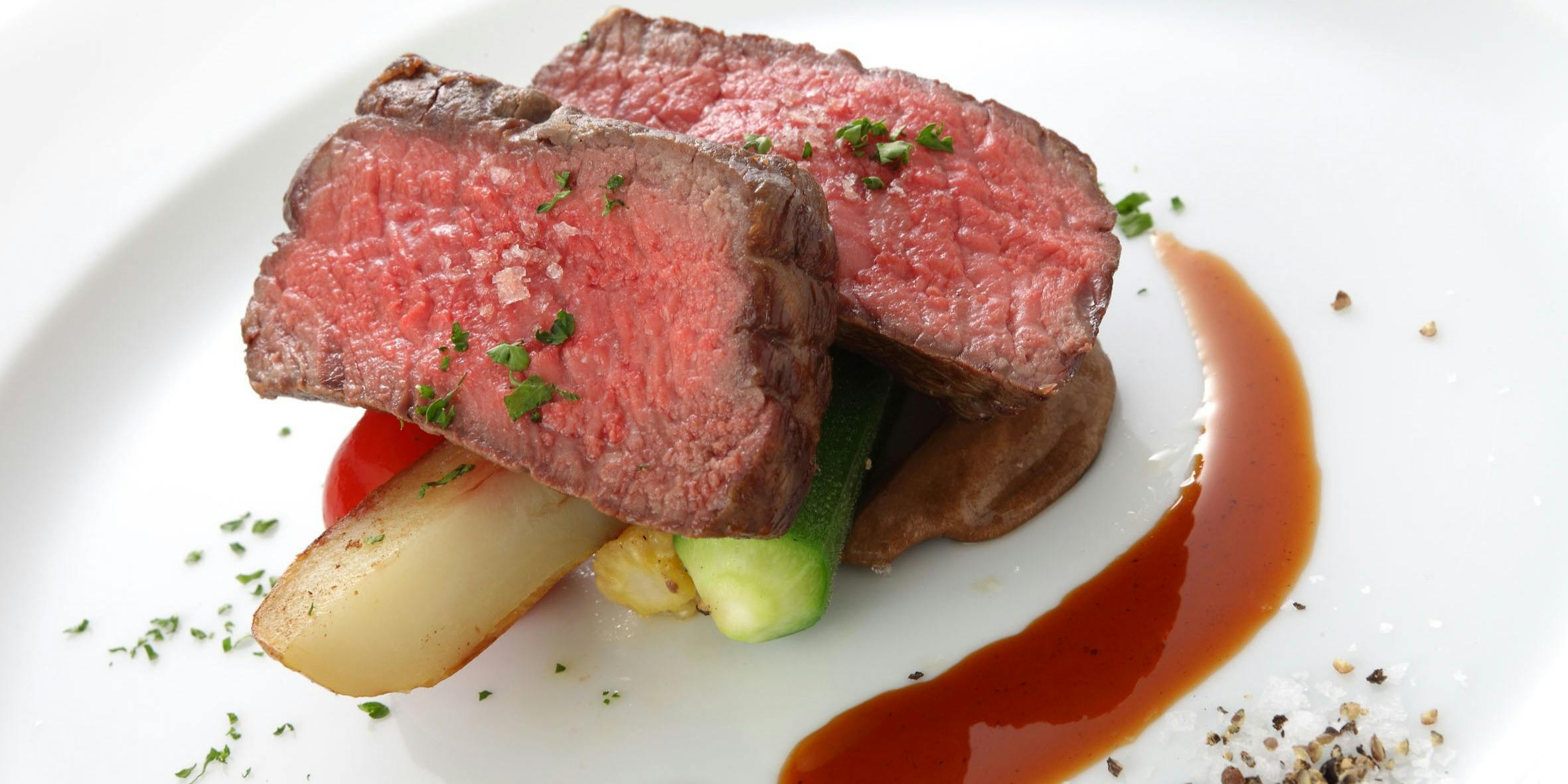Recommend Course: Hors d'oeuvre, soup, wild-caught fresh fish dish, full-course meat dish.