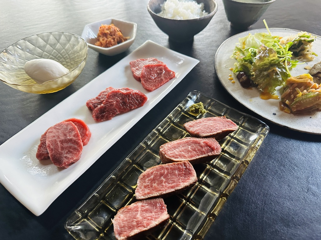 [엄선 와규 "AKAMI" 코스] 당점 자랑의 엄선 식재료를 사치스럽게 맛볼 수 있는 전 7품 코스