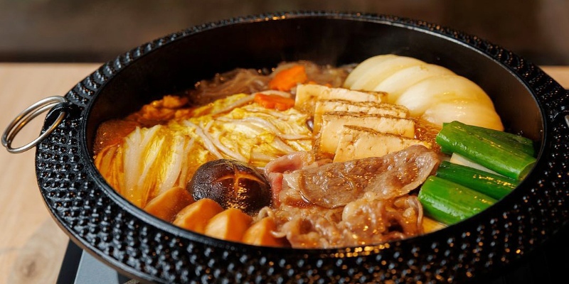 【京風すき焼き：松】A5黑毛和牛沙朗壽喜燒等全套5道菜