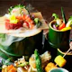 연회 코스 (일식 및 양식 혼합)