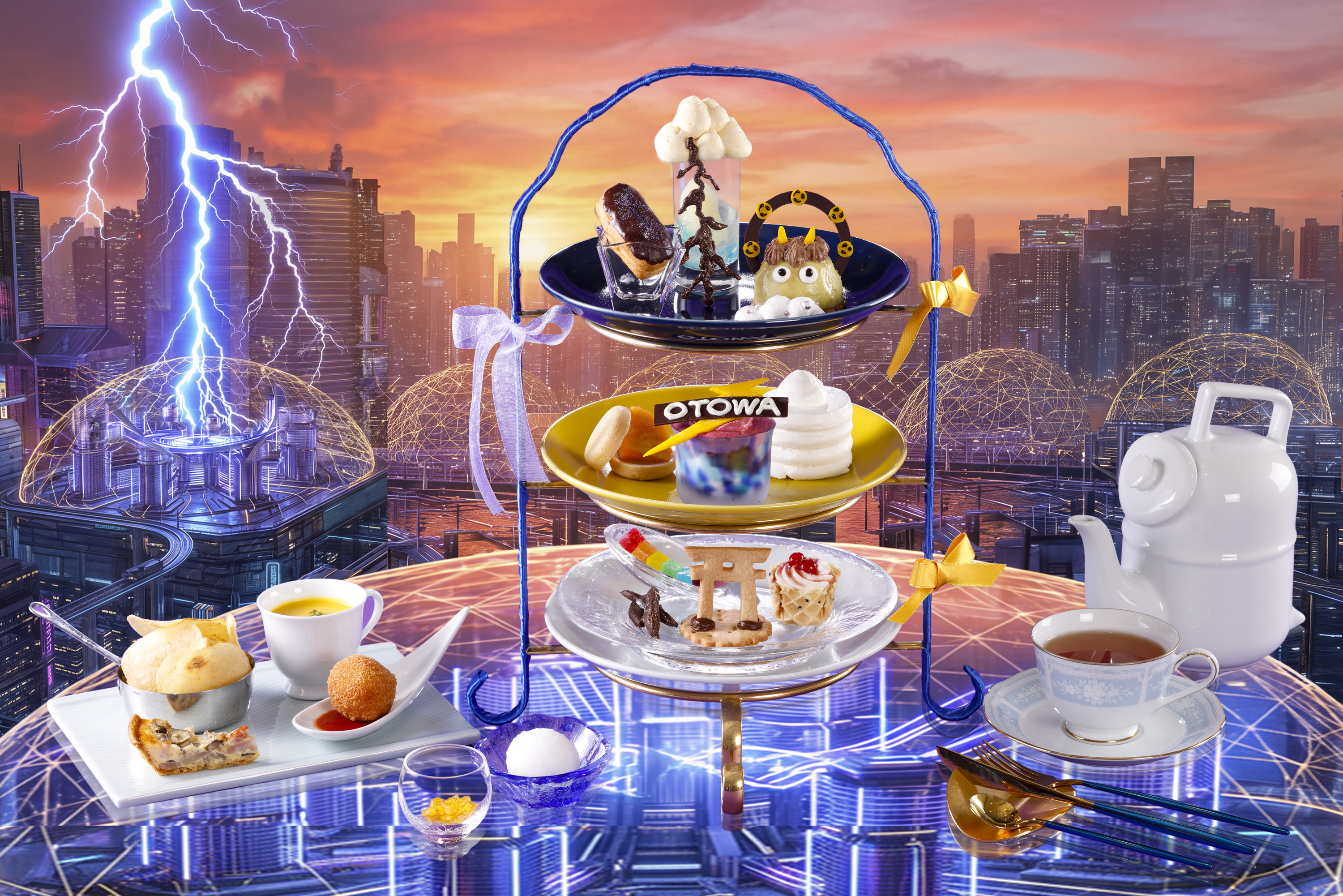 Shine Bright: [Otowa Electric Co., Ltd. × Miyako Hotel Amagasaki] Collaboration Afternoon Tea