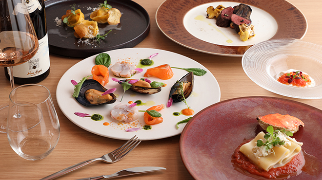 新コース【Armoniaアルモニア】メインは短角牛、厳選食材の全10品とペアリングワイン6種