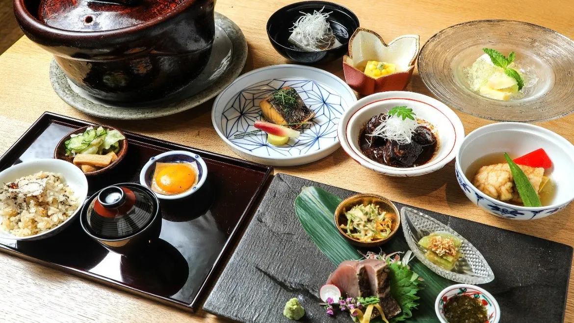 トリュフ御飯と旬彩の和膳