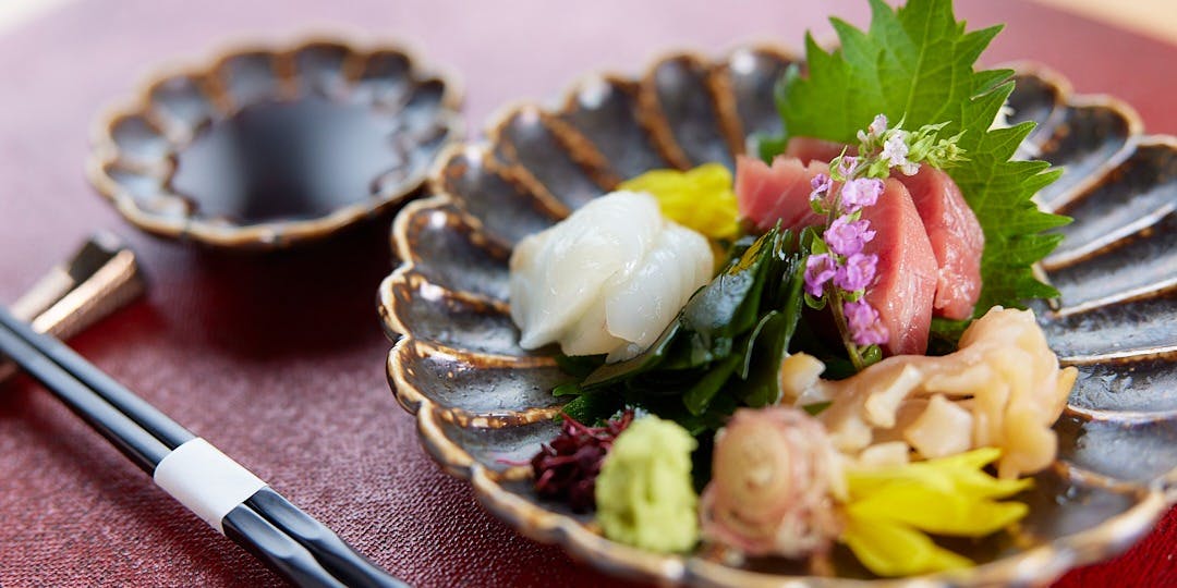 七寶前菜、三種刺身、燒物等共8道菜