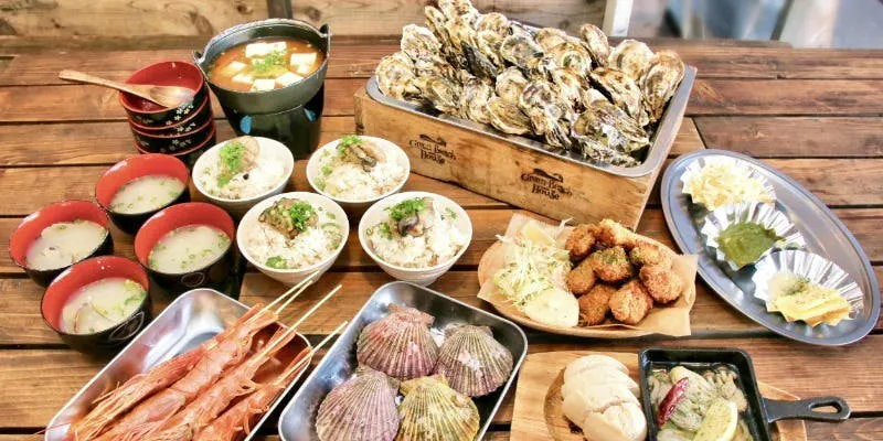 牡蠣料理全餐