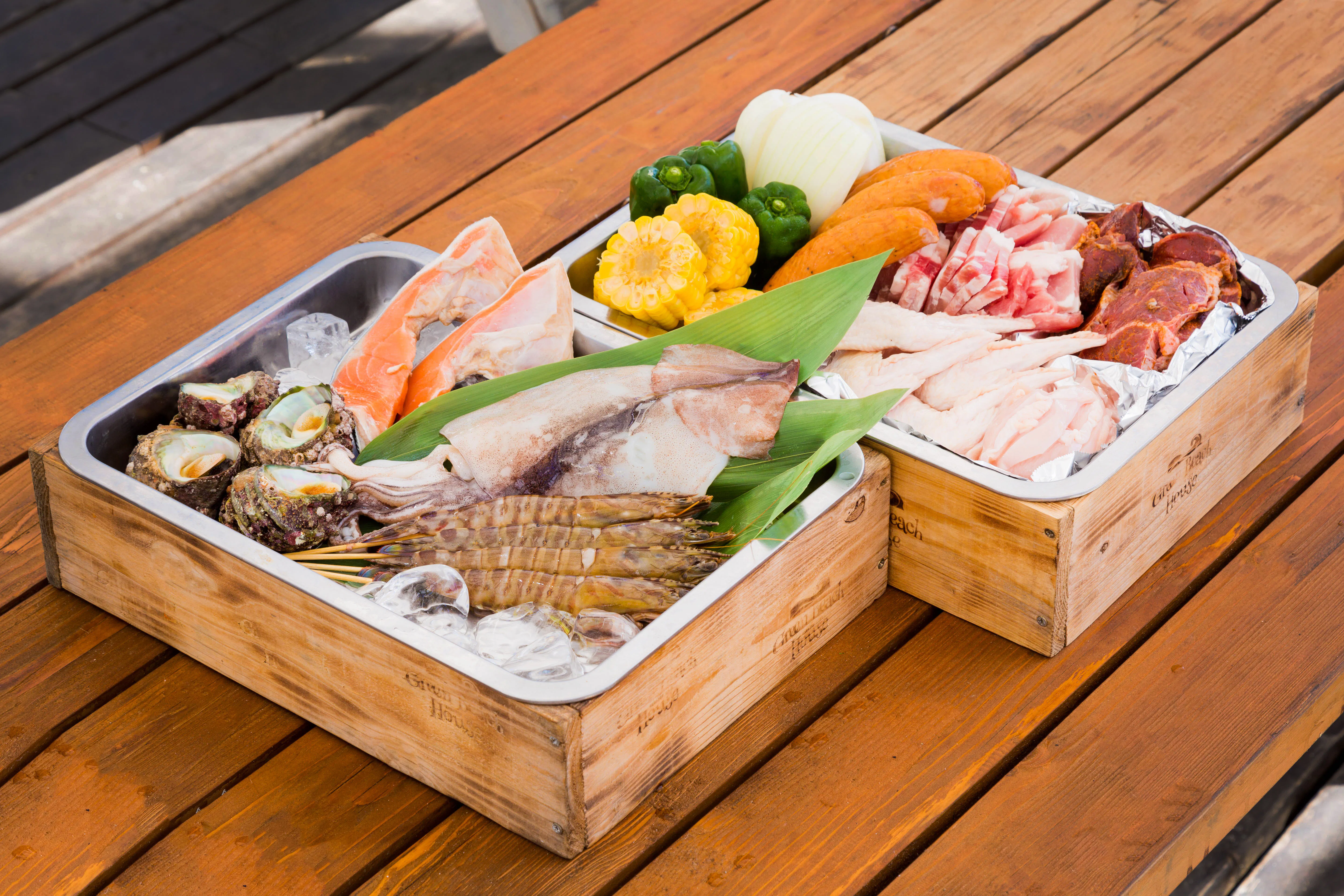 海鮮BBQコース