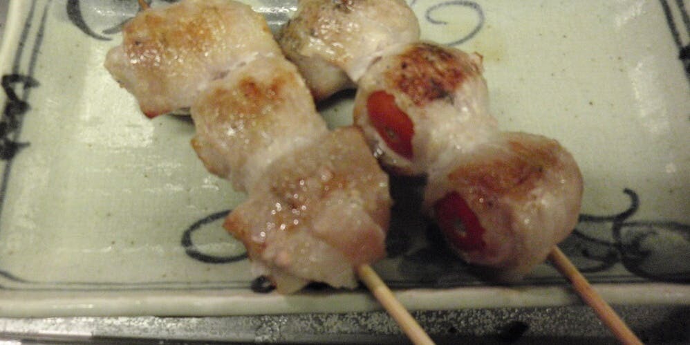 [Casual Skewer Grill / Hiiragi Course] Enjoy a pork kimchi hot pot, skewers, fried items, and more, all the way to the finale. A total of 8 dishes.